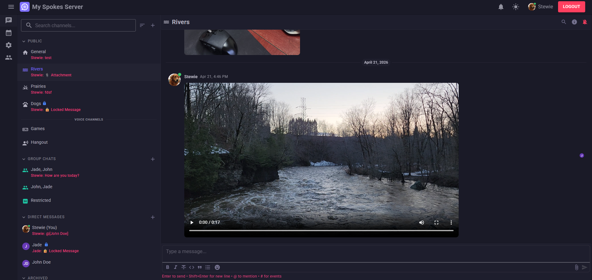 Spokes Desktop Application
